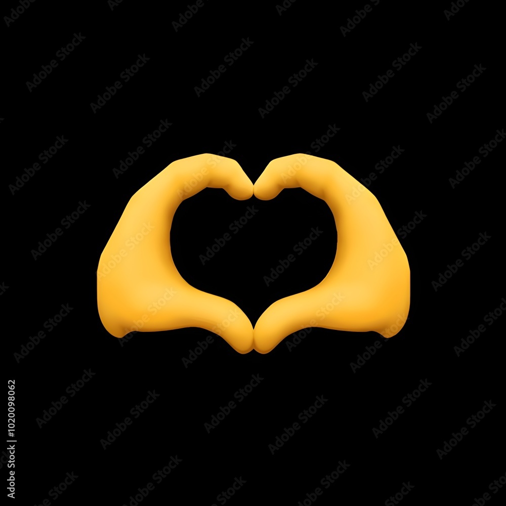 Hands Forming a Heart Emoji
Hands Forming a Heart Emoji