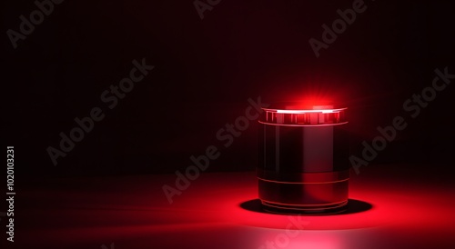 Red siren light 