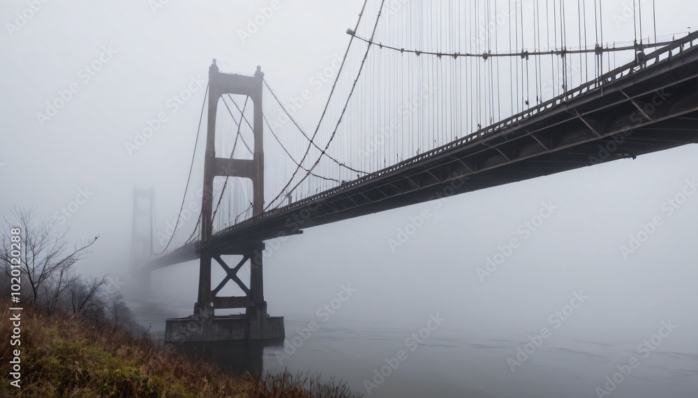 Fototapeta premium below bridges river side
