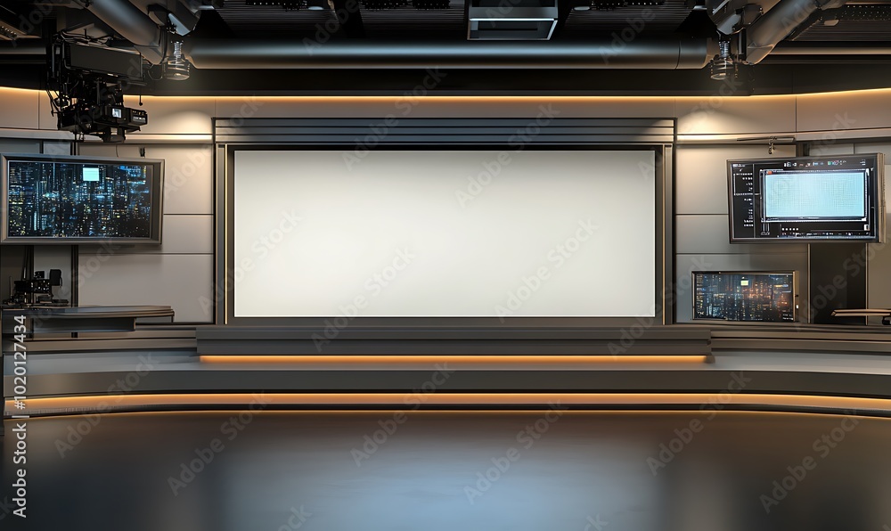 Modern TV Studio Set Design Modern TV Studio Set Design