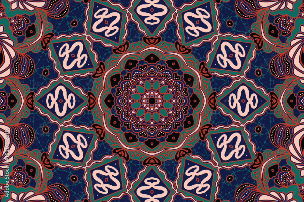 Fototapeta premium mandala design illustration for background