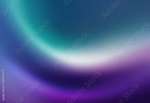 Abstract gradient background in shades of blue, purple, and teal. The background is grainy and has a subtle shimmer.