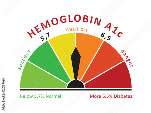 haemoglobin a1c test score