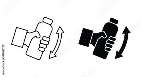 shake it well icon set