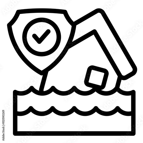 Natural Disaster Insurance Icon