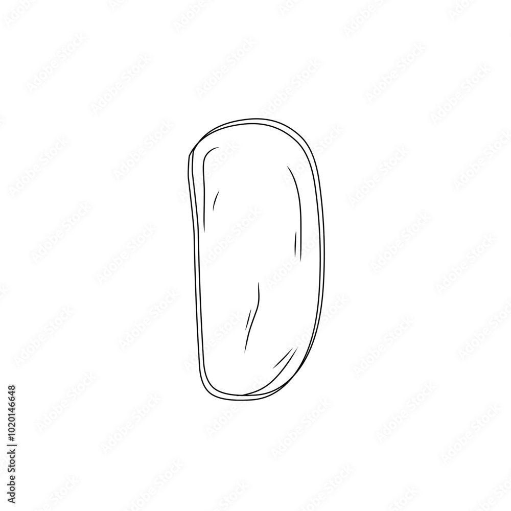rock line sketch rock line sketch