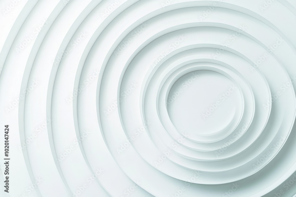 Circular gradient patterns, modern abstract art, white background Circular gradient patterns, modern abstract art, white background