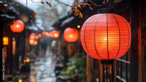 Festival lights decorating city streets and temples during January celebrations