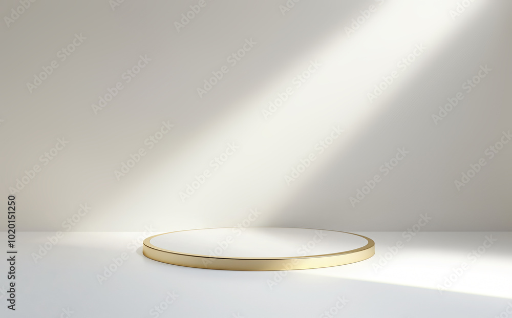 White simple products display stand White simple products display stand