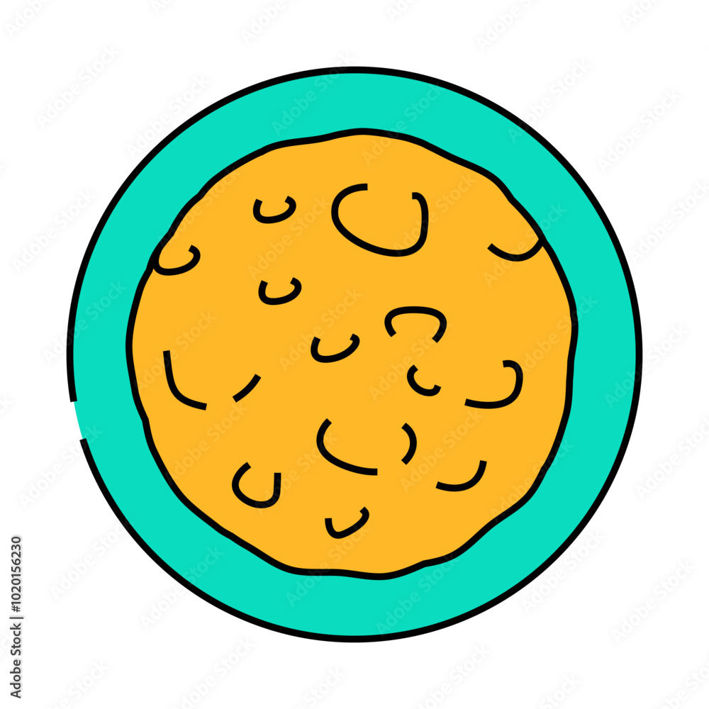 naan bread indian cuisine line icon vector. naan bread indian cuisine sign. isolated symbol illustration naan bread indian cuisine line icon vector. naan bread indian cuisine sign. isolated symbol illustration