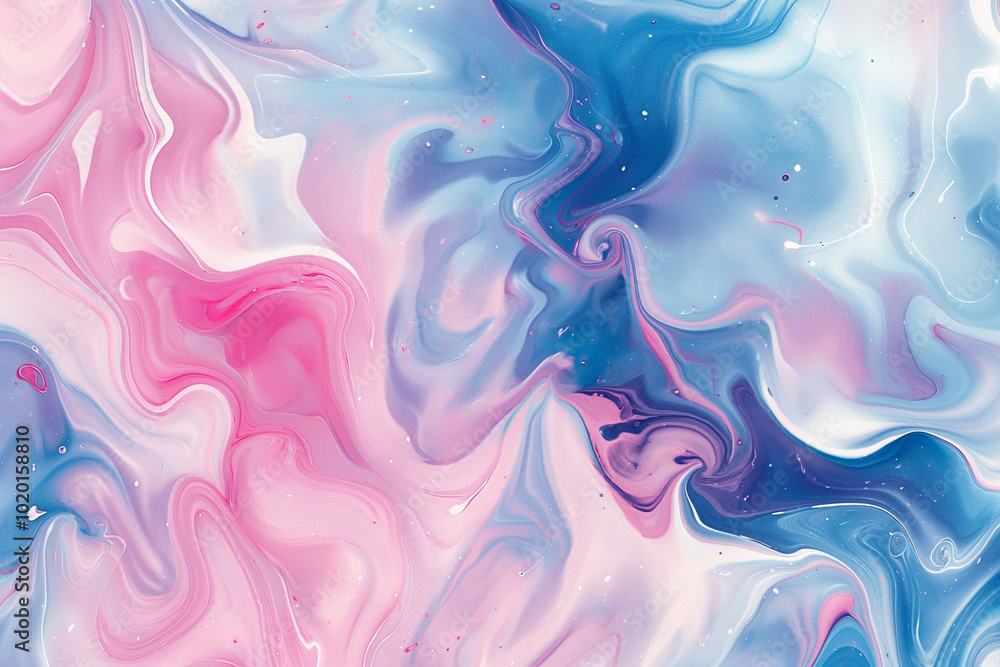 Abstract liquid art with swirling pink and blue hues, creating a mesmerizing marbled effect, perfect for backgrounds or modern design projects. Abstract liquid art with swirling pink and blue hues, creating a mesmerizing marbled effect, perfect for backgrounds or modern design projects.