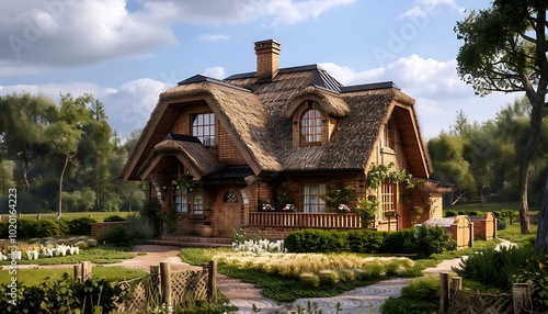 Traditional Polish house