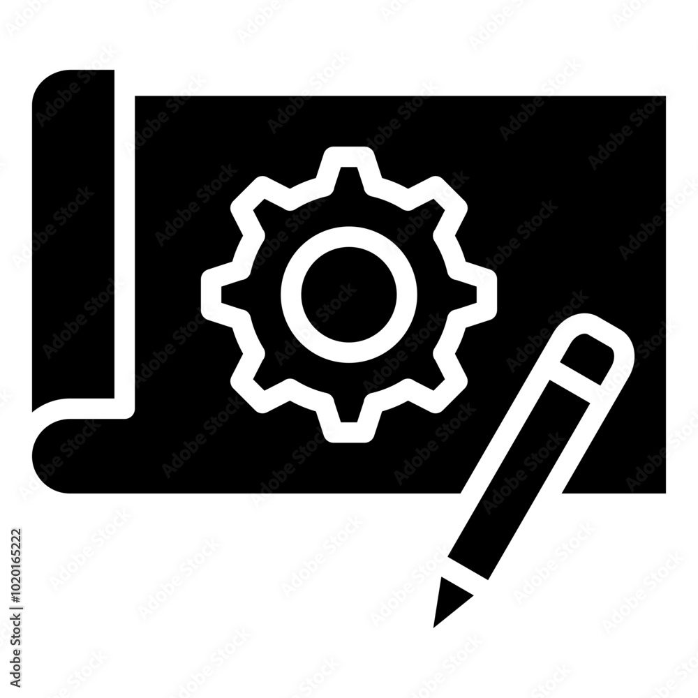 Blueprint Icon For Design Element Blueprint Icon For Design Element