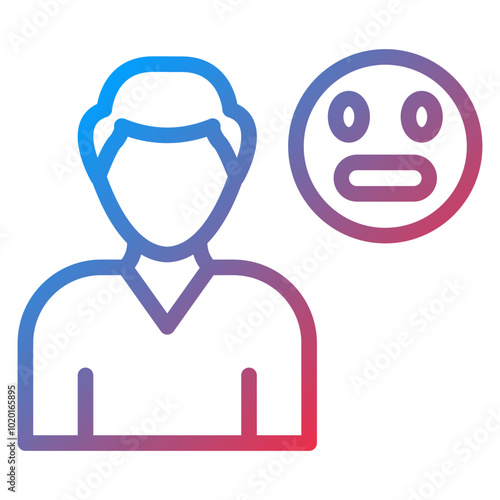 Concerned Icon Style