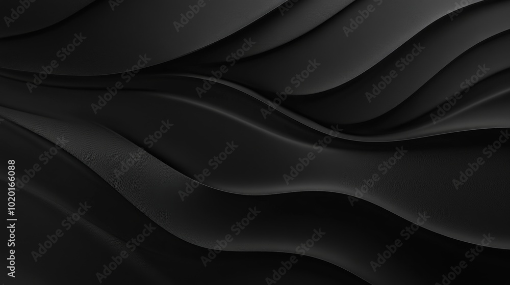 Obraz premium A neutral black background with a soft gradient, smooth and balanced