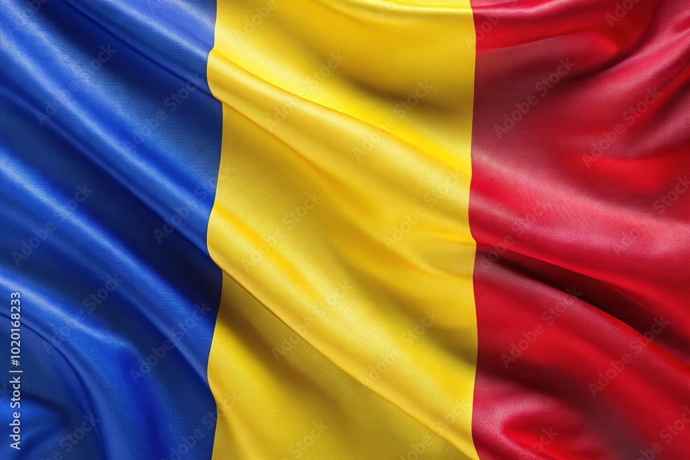 3D Illustration of Romania Flag on White Background for Travel and Culture Enthusiasts 3D Illustration of Romania Flag on White Background for Travel and Culture Enthusiasts