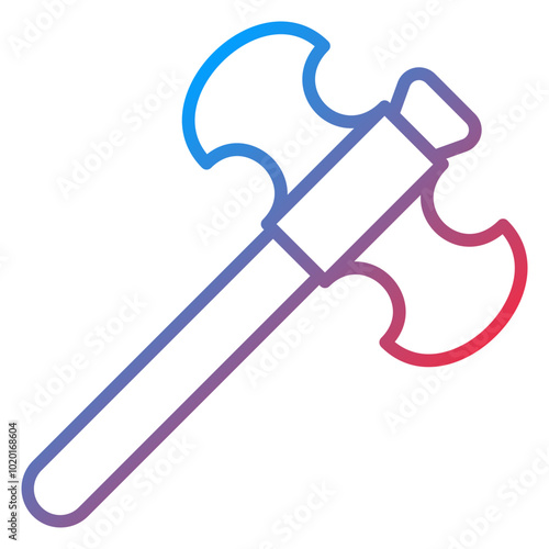 Viking Axe Icon Style