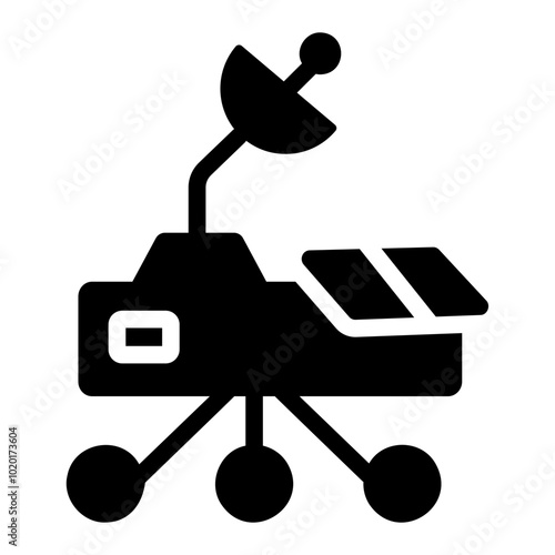 mars rover Line Icon