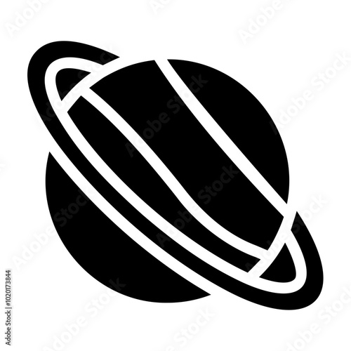 uranus Line Icon