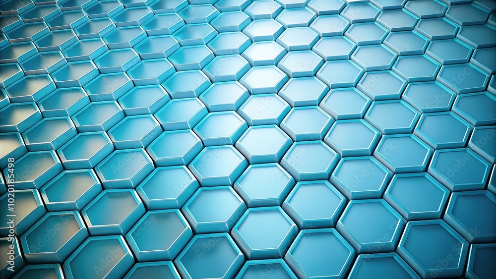 Honeycomb Grid Tile Technology Background with Sky Blue and Dark Border Gradient for Modern Designs Honeycomb Grid Tile Technology Background with Sky Blue and Dark Border Gradient for Modern Designs