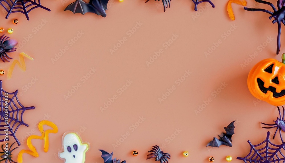 Fototapeta premium Halloween party border