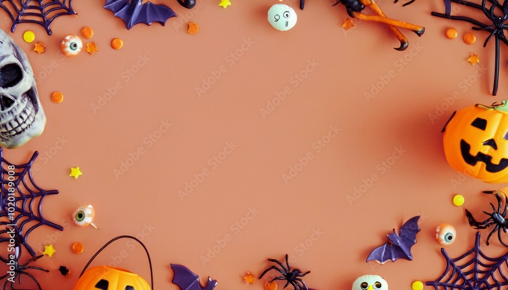 Halloween party border Halloween party border