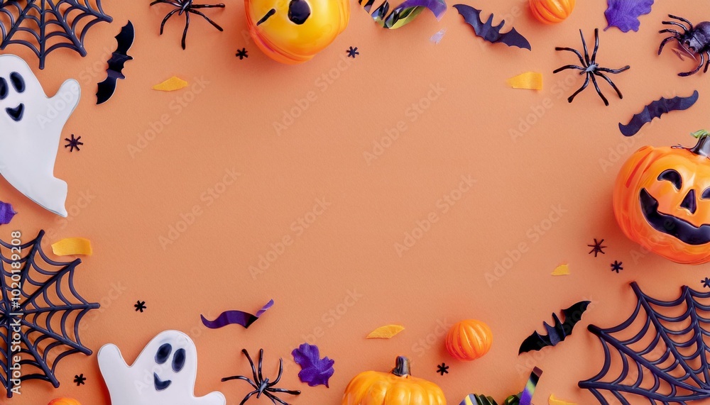 Halloween party border Halloween party border