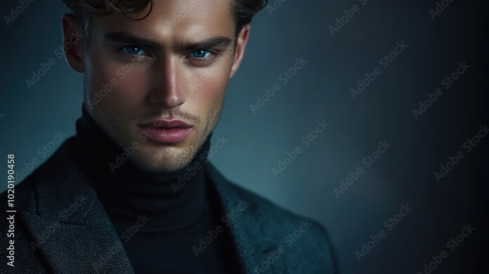 Handsome Man Portrait. Handsome Man Portrait.