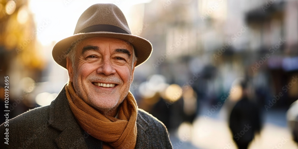 Happy Senior Man. Happy Senior Man.