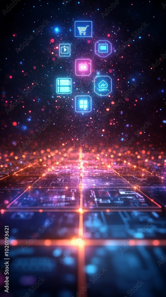 Obraz premium The Experience Grid, Digital Experience Platforms DXP