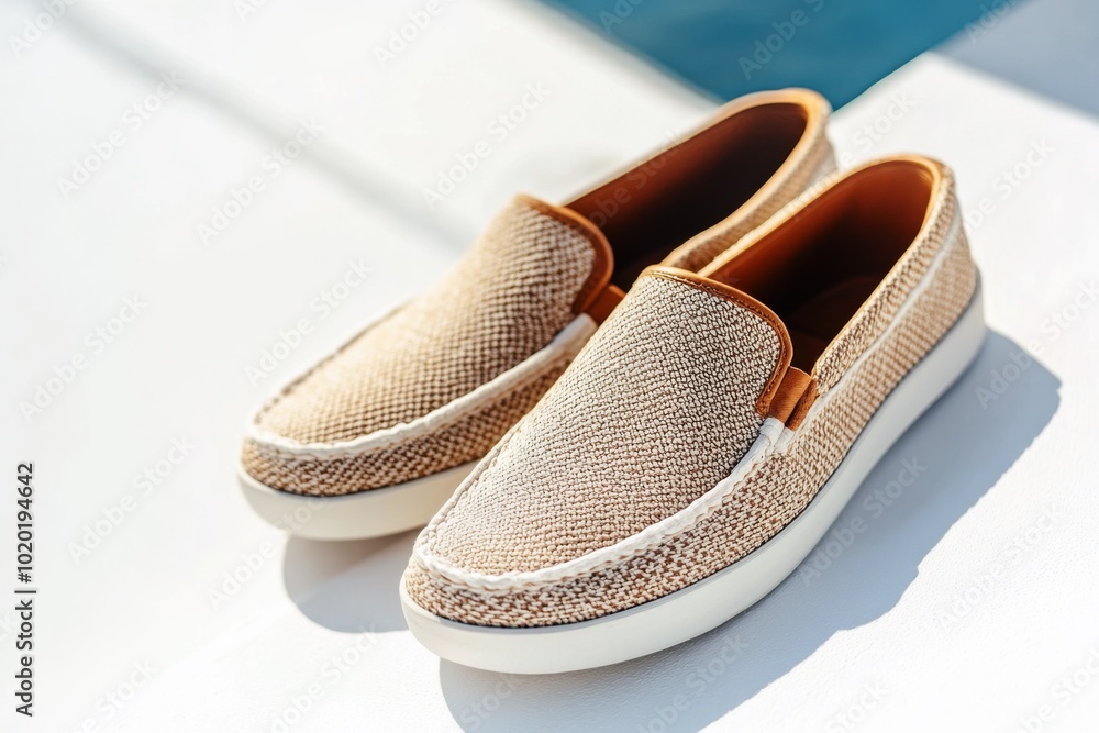 Casual summer slip-on shoes with woven fabric texture for men’s fashion, breathable lightweight loafers for comfortable travel or outdoor wear Casual summer slip-on shoes with woven fabric texture for men’s fashion, breathable lightweight loafers for comfortable travel or outdoor wear