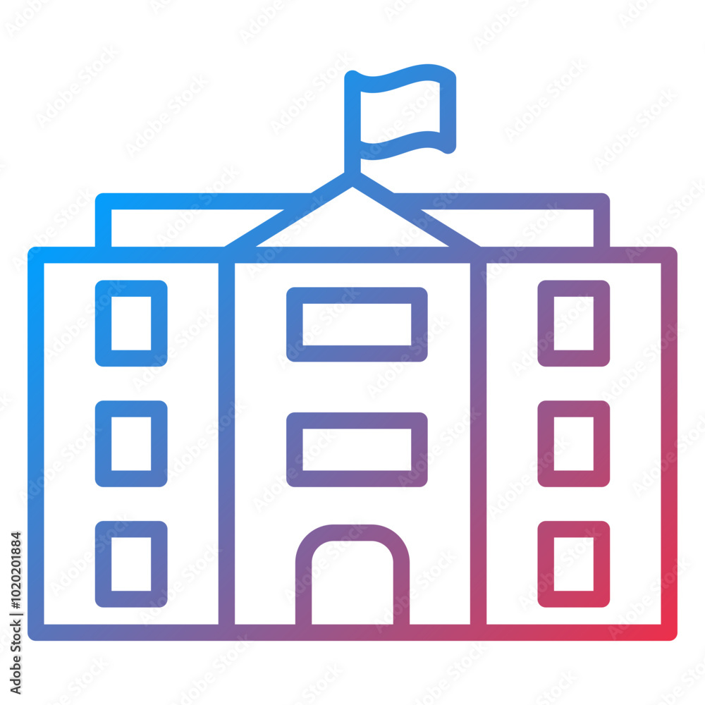 White House Icon Style White House Icon Style