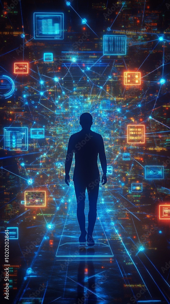 Holographic User Journey, Digital Experience Platforms DXP Holographic User Journey, Digital Experience Platforms DXP