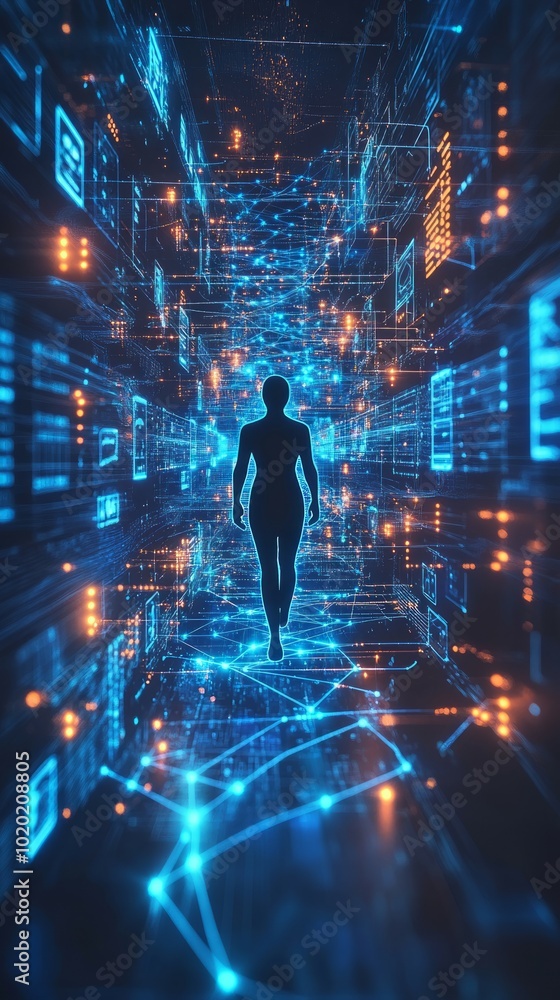 Holographic User Journey, Digital Experience Platforms DXP Holographic User Journey, Digital Experience Platforms DXP