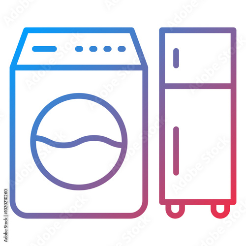 Home Appliance Icon Style