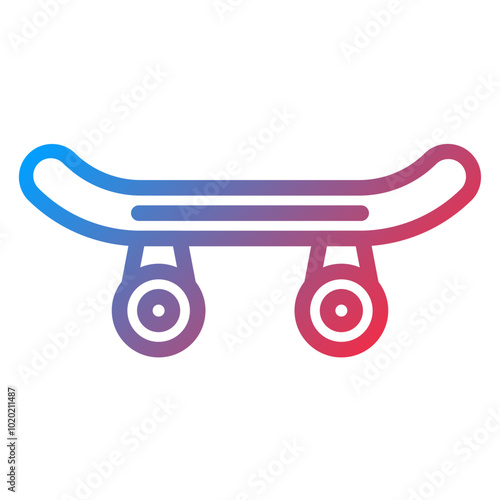 Skateboard Icon Style