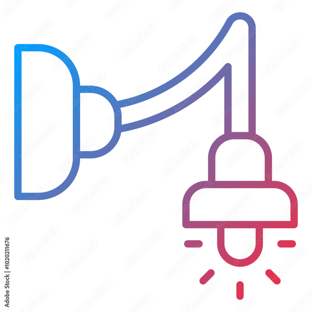 Circular Lamp Icon Style Circular Lamp Icon Style