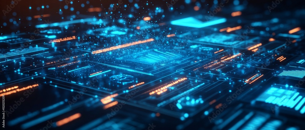 Fototapeta premium The Seamless Interface, Digital Experience Platforms DXP