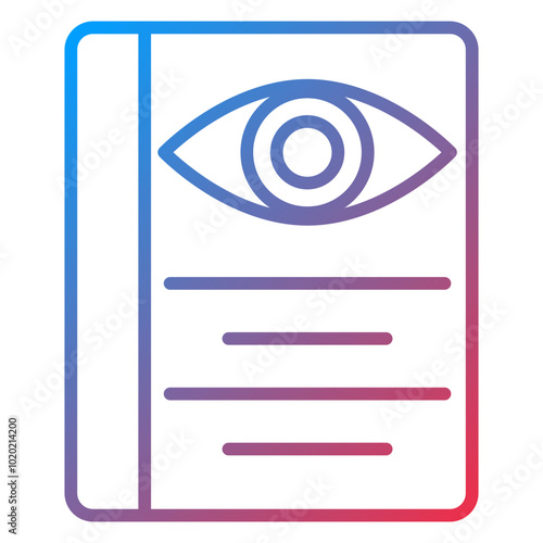 Optometric Guidelines Icon Style