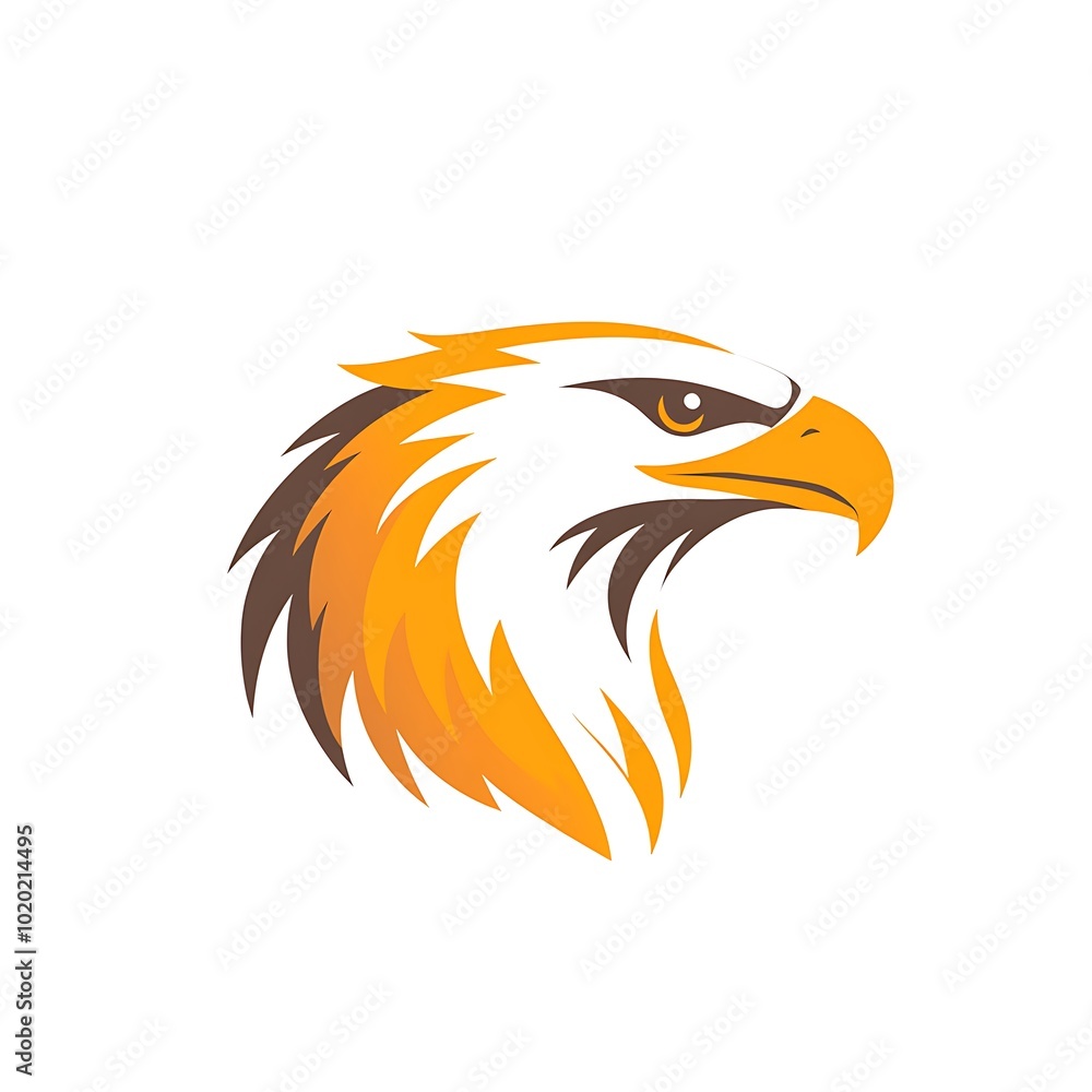 Vivid eagle head art with powerful lines on a dark backdrop design Vivid eagle head art with powerful lines on a dark backdrop design