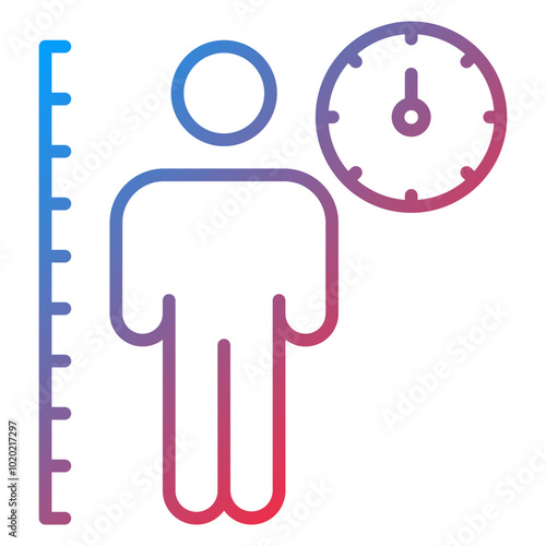 Body Mass Index Icon Style
