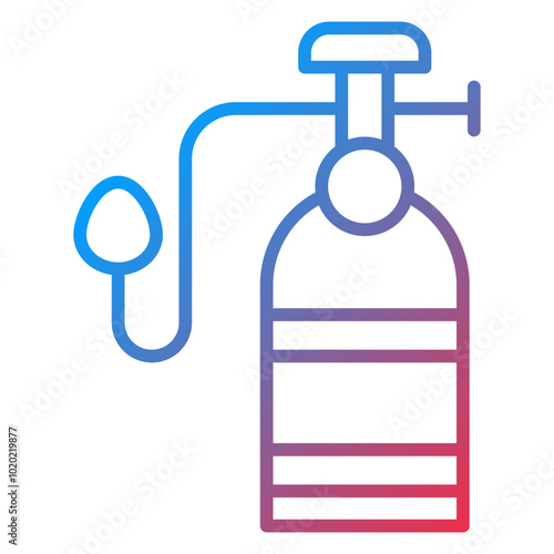Oxygen Tank Icon Style