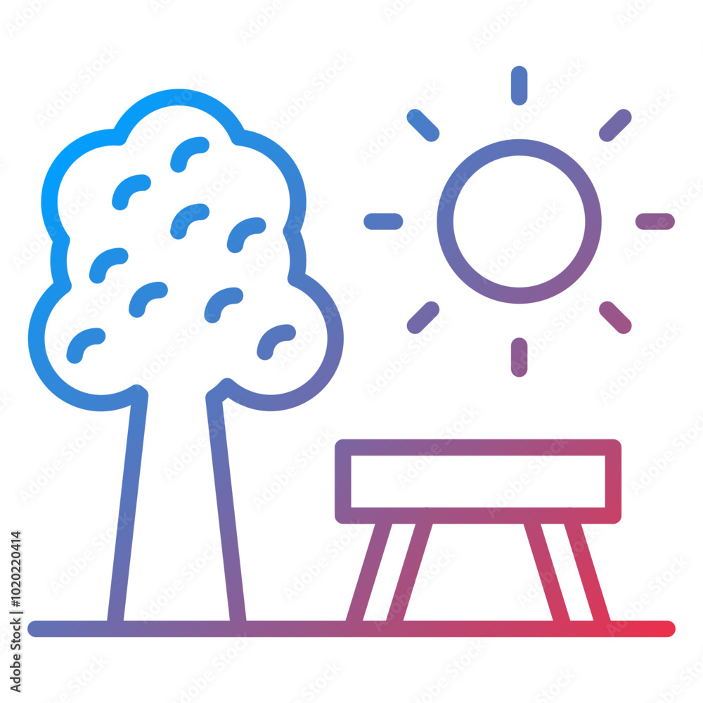 Green Spaces Icon Style