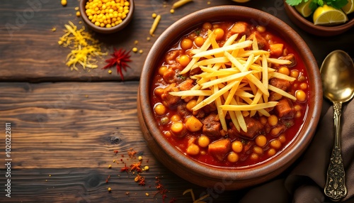 Persian Gheymeh Stew with Yellow Split Peas and Fries (Persian Cuisine)