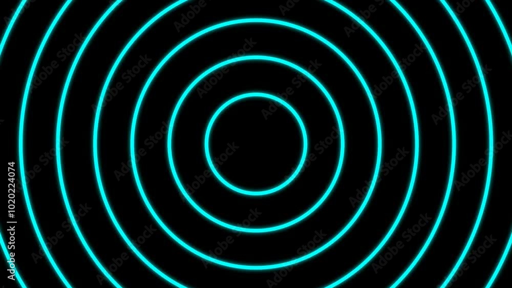 circle line tunnel led neon loop video background circle line tunnel led neon loop video background
