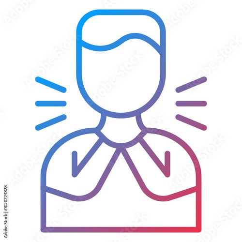 Choking Feeling Icon Style