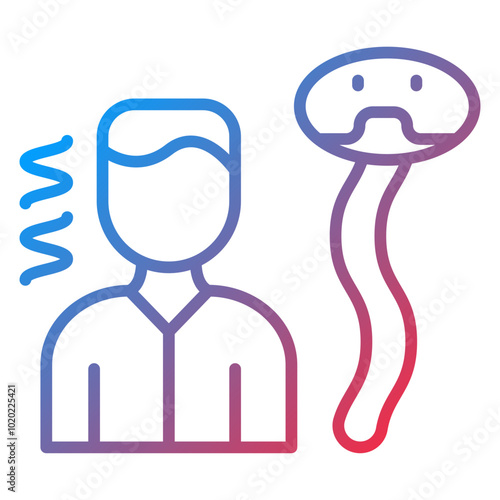 Fear Of Snakes Icon Style