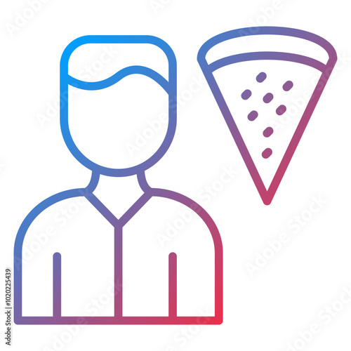 Binge Eating Icon Style