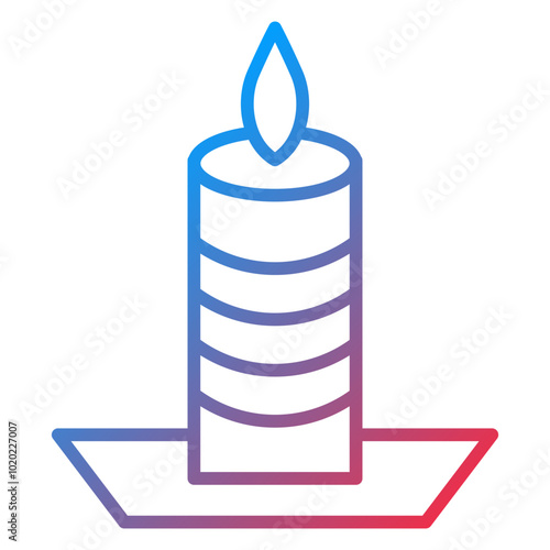 Candle Icon Style