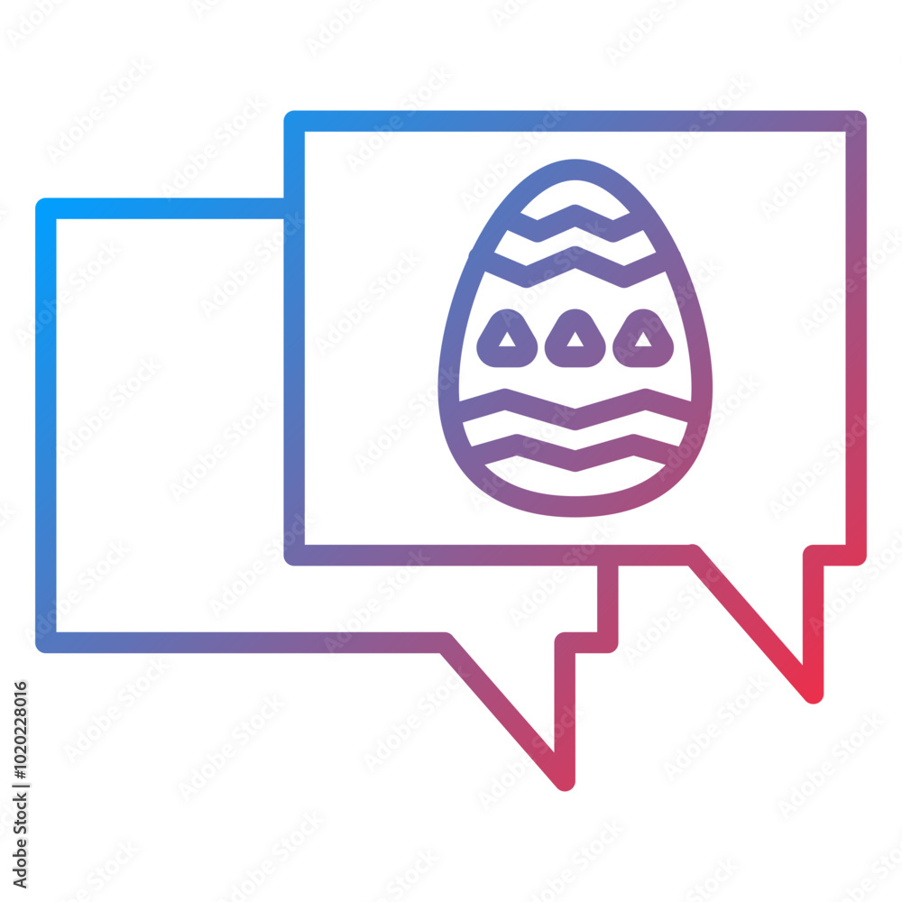 Easter Chat Icon Style